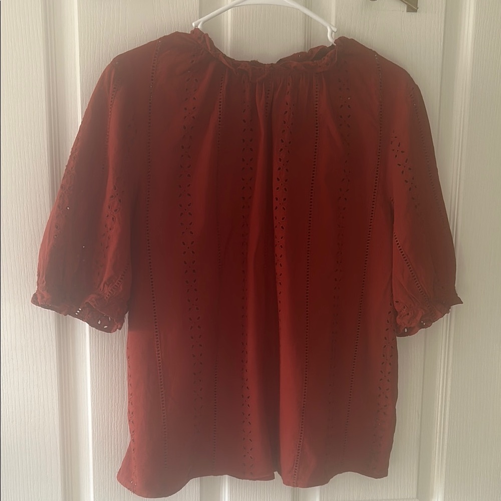 Universal Thread Women's Eyelet Blouse